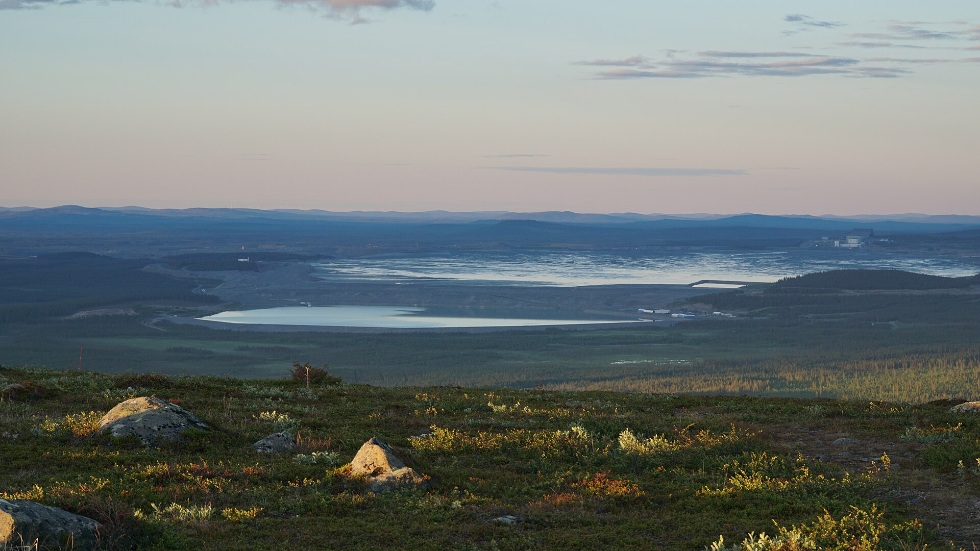 Dundret vid Gällivare — fjället, inte ett namngivet kortpass