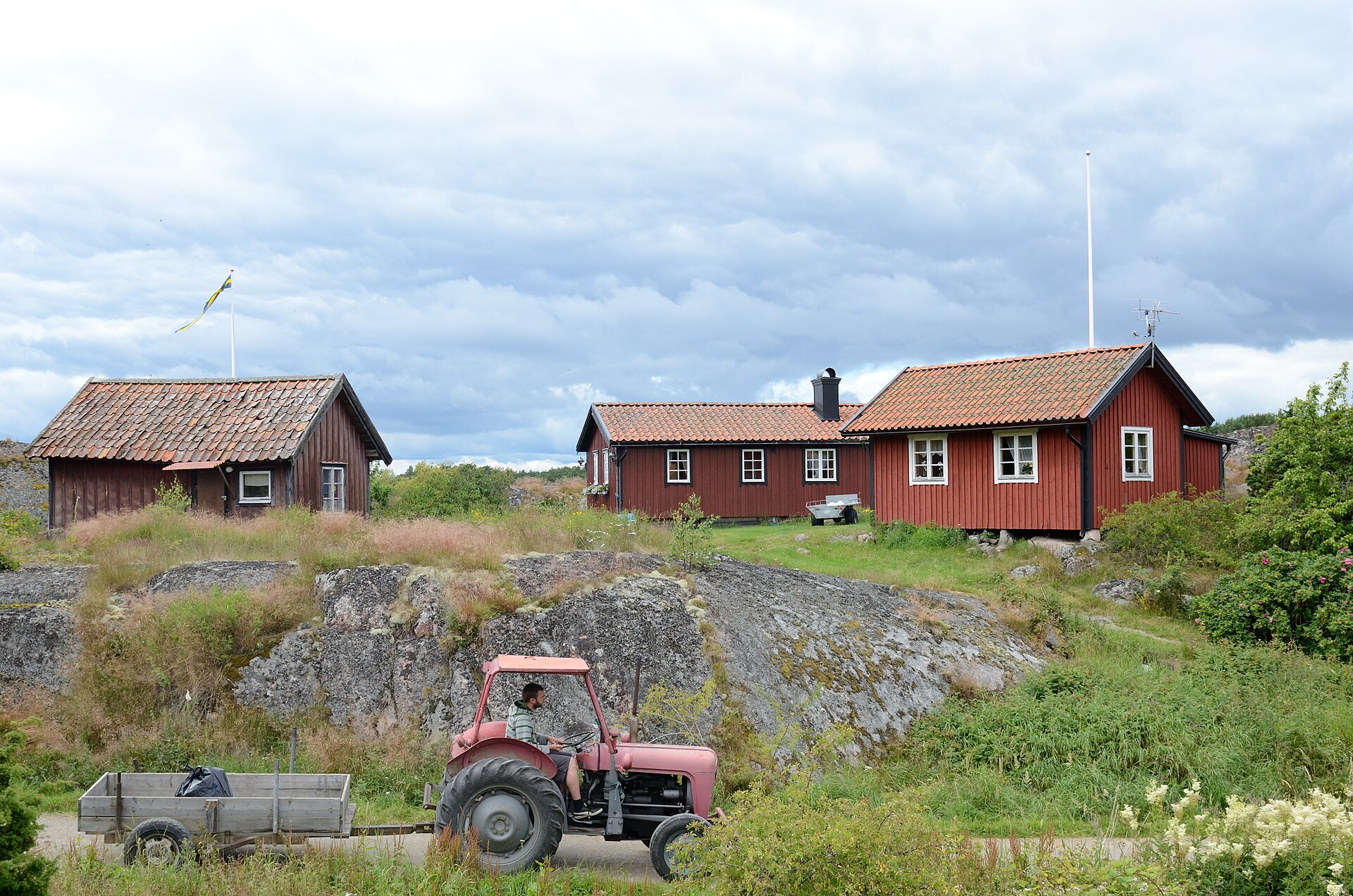 Harstena i Valdemarsviks kommun — skärgård, inte Vindommen