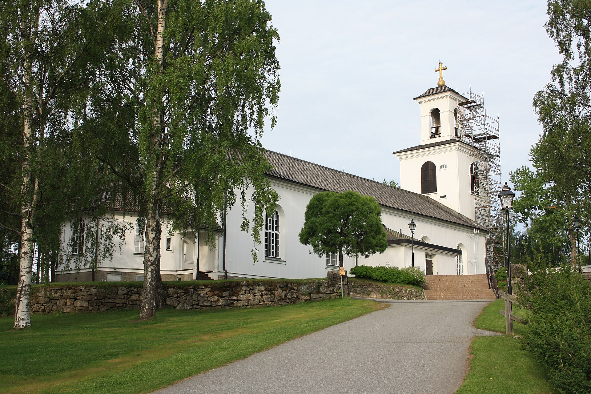 Lycksele kyrka — kyrkan i kommunhuvudorten, inte VVO-gränsen och inte Örträsk kyrka
